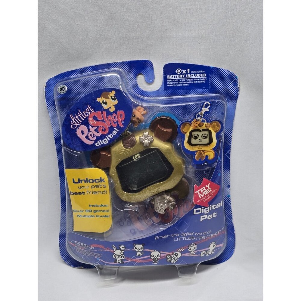 VTG Digital Pet Chipmunk Littlest Pet Shop Digital Hasbro Tiger 2008 Toy- NEW